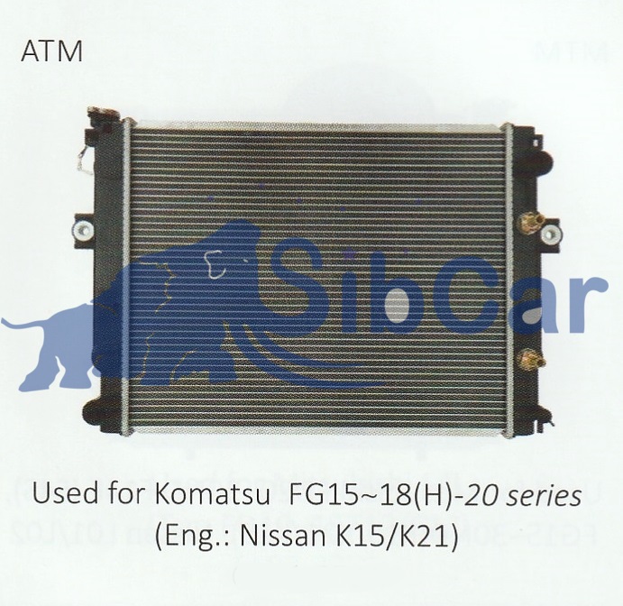 Радиатор Komatsu FG15-25/16-18-20 (K21)