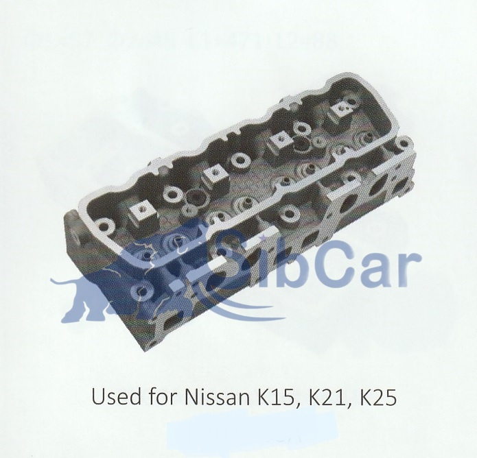 Головка блока цилиндров Nissan K15/K21/K25 