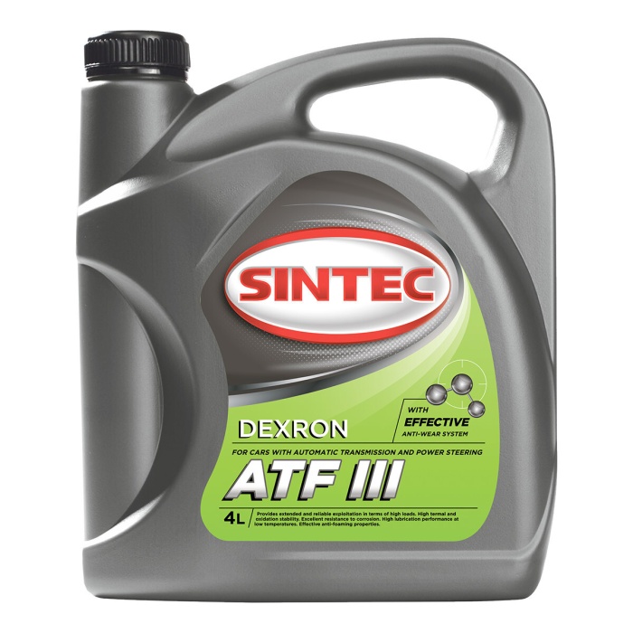 Масло трансмиссионное SINTEC ATF III Dexron 