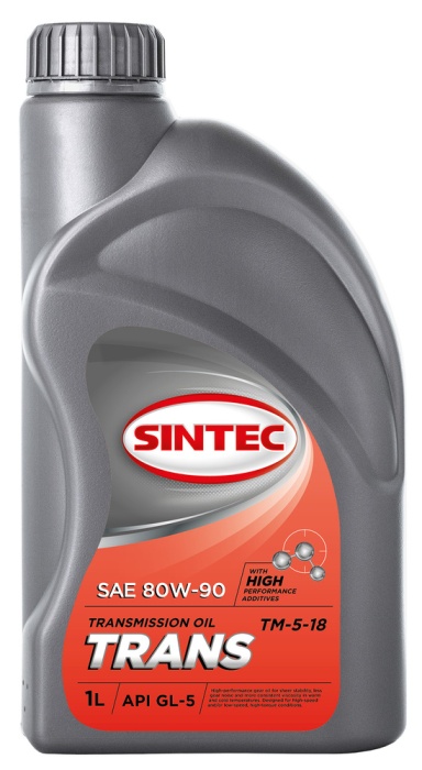 Масло трансмиссионное SINTEC TRANS TM5 SAE 80W-90 API GL-5