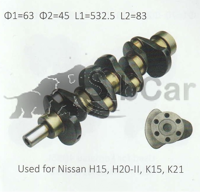 Вал коленчатый Nissan K15/K21 