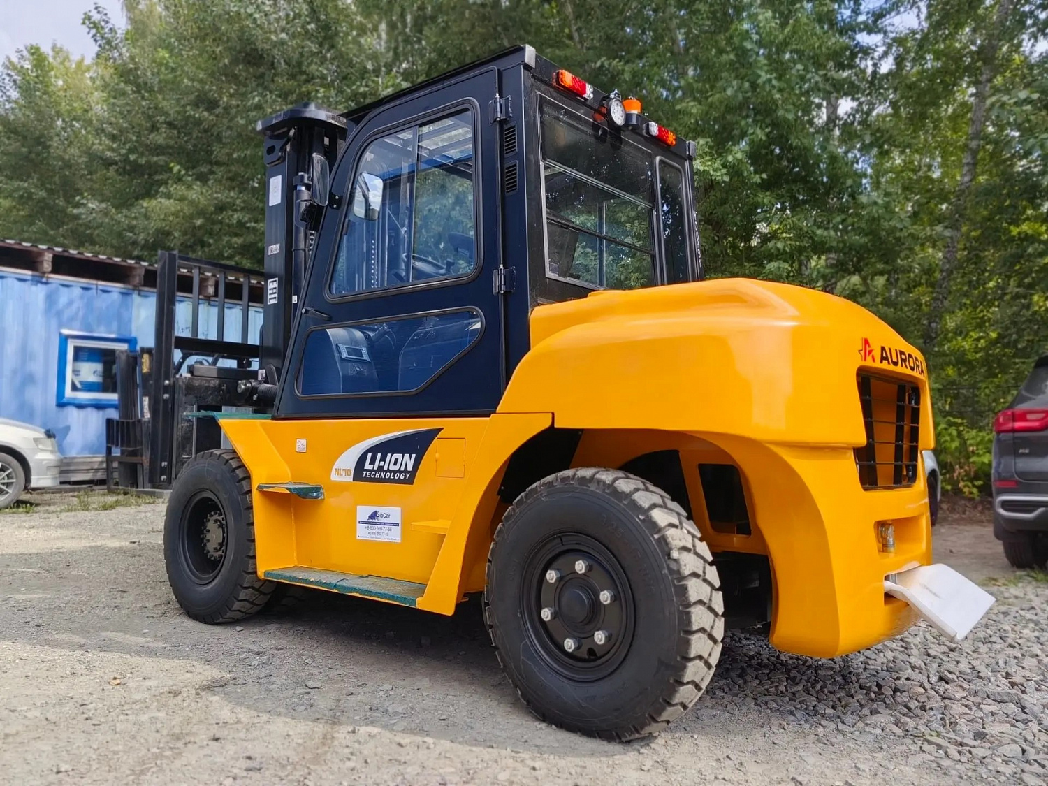 СИБКАР поставил высокотехнологичный электрический вилочный погрузчик Aurora Forklift официальному представителю «БЕЛАЗ» в России